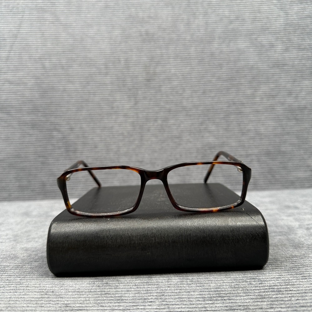 Randy Jackson RS 6012 Tortoise Rectangular Y2K Eyeglasses Frames 145" Zyloware